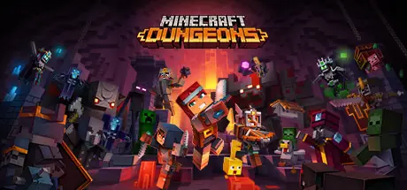 Offizielles Titelbild von Minecraft Dungeons